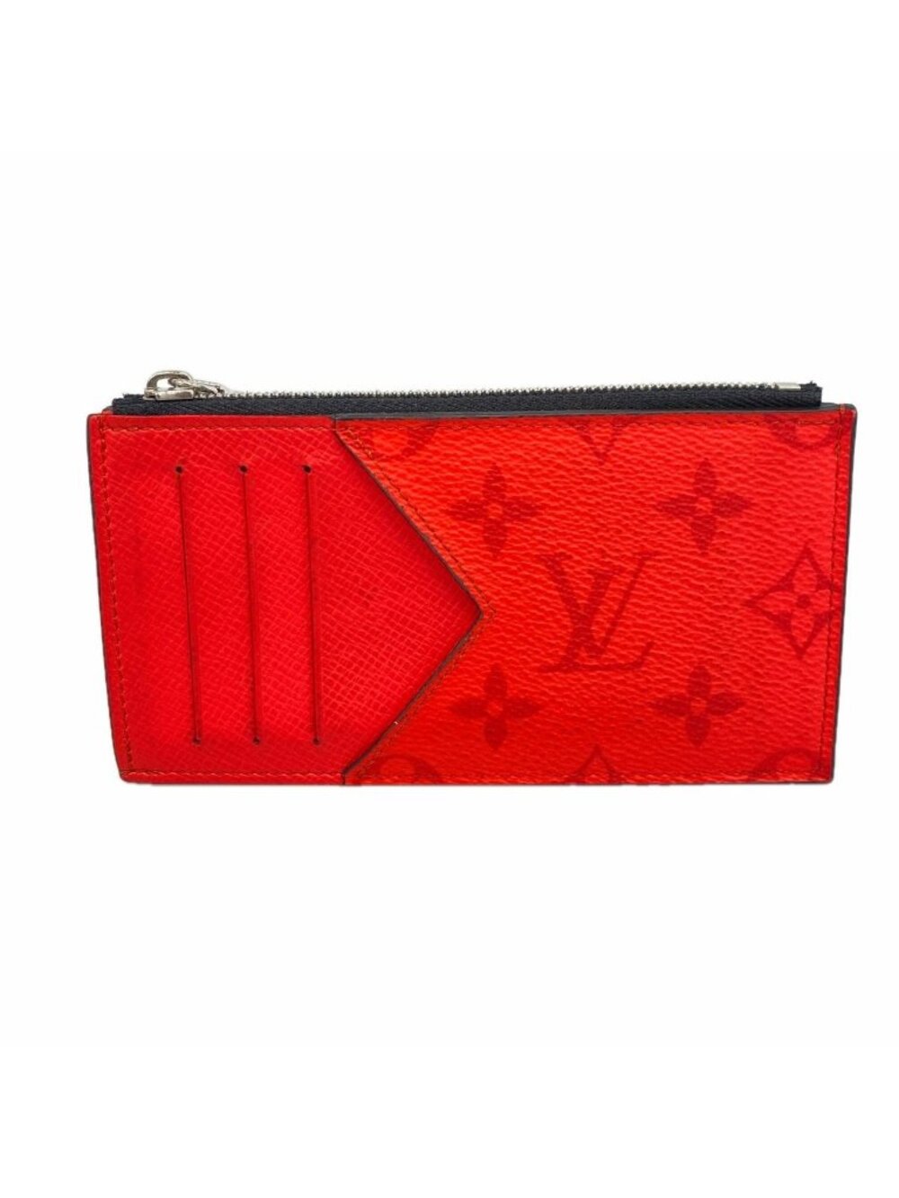 Louis Vuitton Taigarama Coin Card Holder Rouge